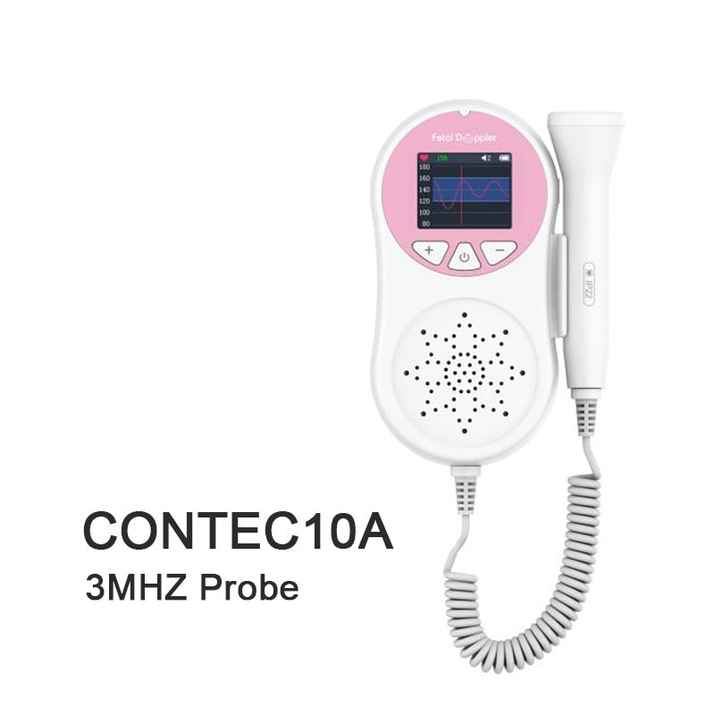 Fetal Doppler Heart Beat Monitor, Baby Heartbeat Monitor Probe