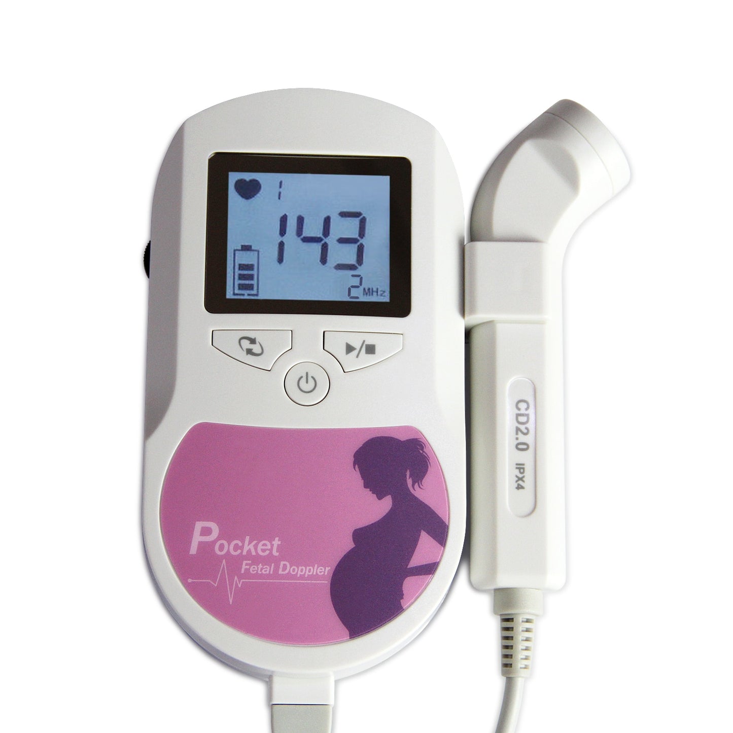 Fetal Doppler  Heart Beat Monitor,  Baby Heartbeat Monitor Probe