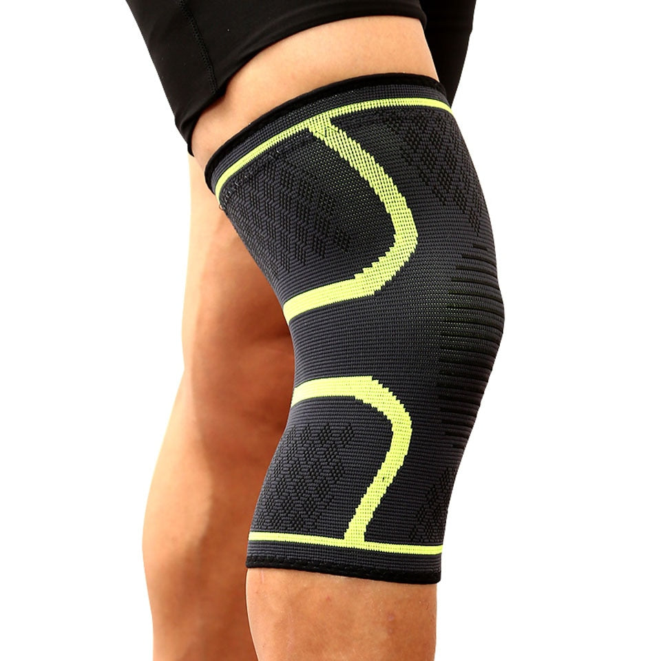 1PCS Fitness Running Cycling Knee Support Braces, Compression Knee Pad Sleeve