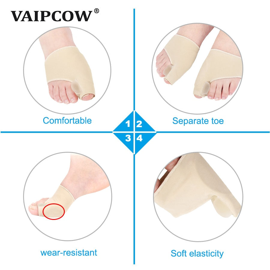 Bunion corrector Socks, Silicone Hallux Valgus Corrector Braces, Toes Separator insole