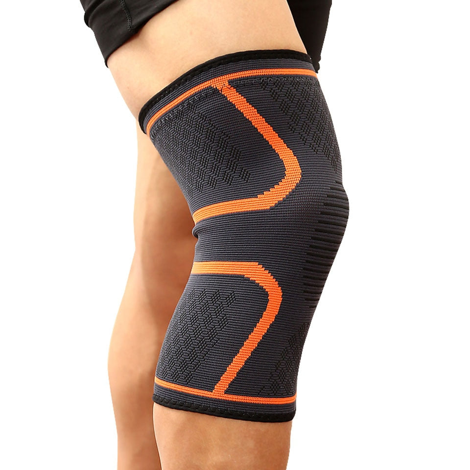 1PCS Fitness Running Cycling Knee Support Braces, Compression Knee Pad Sleeve