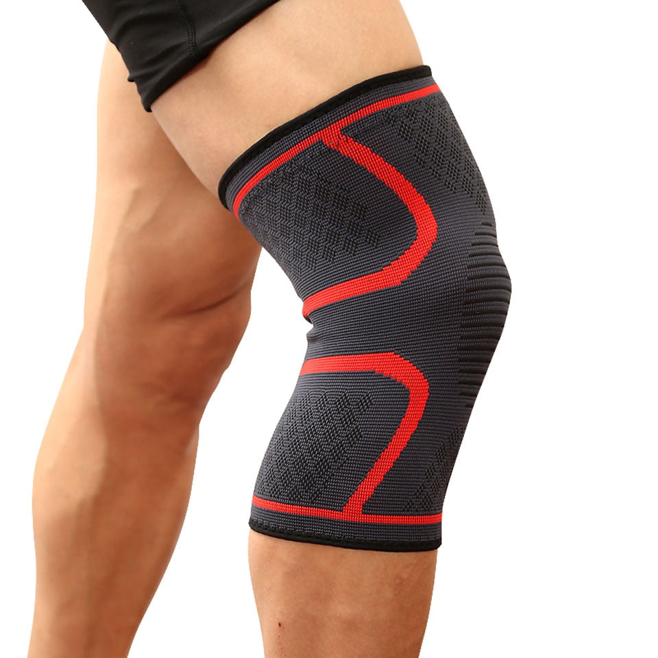 1PCS Fitness Running Cycling Knee Support Braces, Compression Knee Pad Sleeve