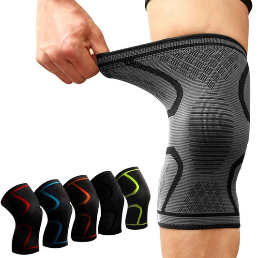 1PCS Fitness Running Cycling Knee Support Braces, Compression Knee Pad Sleeve