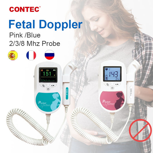 Fetal Doppler Heart Beat Monitor, Baby Heartbeat Monitor Probe